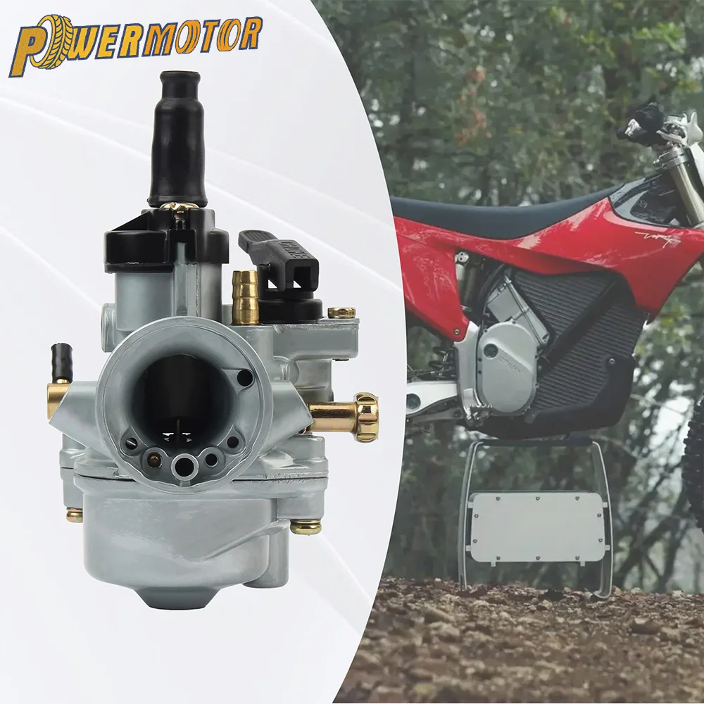 Motorcycle Universal Carburetor 17.5mm for Dellorto PHVA 17.5 Tomos A55 50cc 80cc Dirt Pit Bike Moped Scooter Motocross Parts ﻿