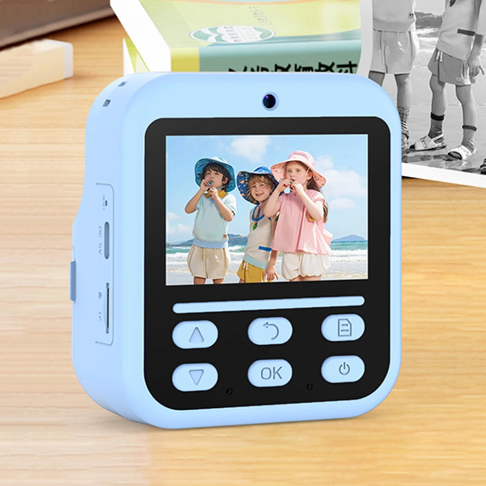 

Instant Print Camera HD Digital Camera 2.4'' Instant Photo Printing Camera Portable Digital Camera for Girls Boys Birthday Gifts