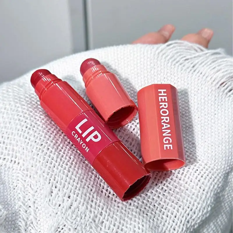 Lápiz labial mate 4 en 1, lápiz labial mate de terciopelo apilable, resistente al agua, no pegajoso, de larga duración, suministros de maquillaje labial para mujeres y adultos