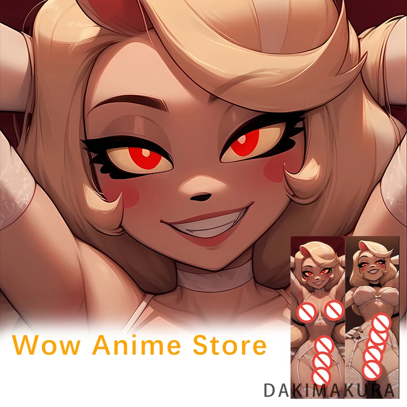 Dakimakura أنيمي تشارلي مورنينجستار فوتا مزدوجة الوجهين طباعة الحياة حجم الجسم كيس وسادة غطاء المخدة