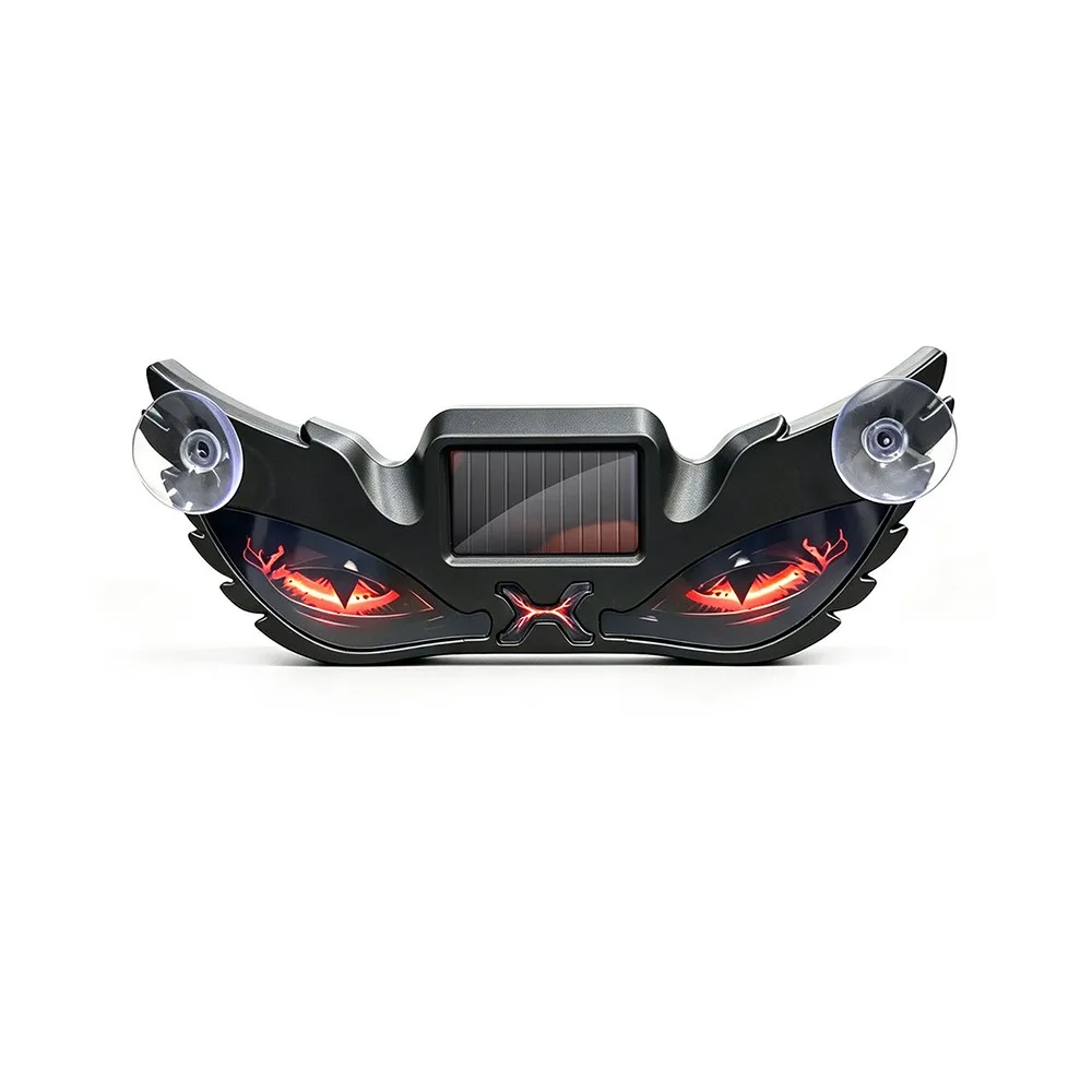 Suction Cup Solar Powered Car Neon Light Rechargeable Light Sensing Smart LED Lights Vibration Sensing Solar Powered