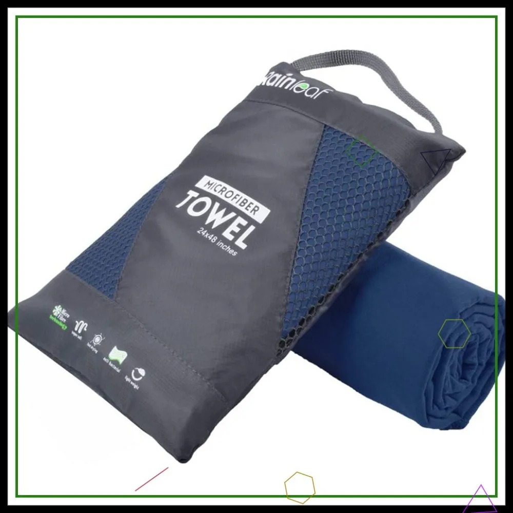Microfiber Towel: Quick Dry, Super Absorbent, Compact for Travel, Gym, Camping