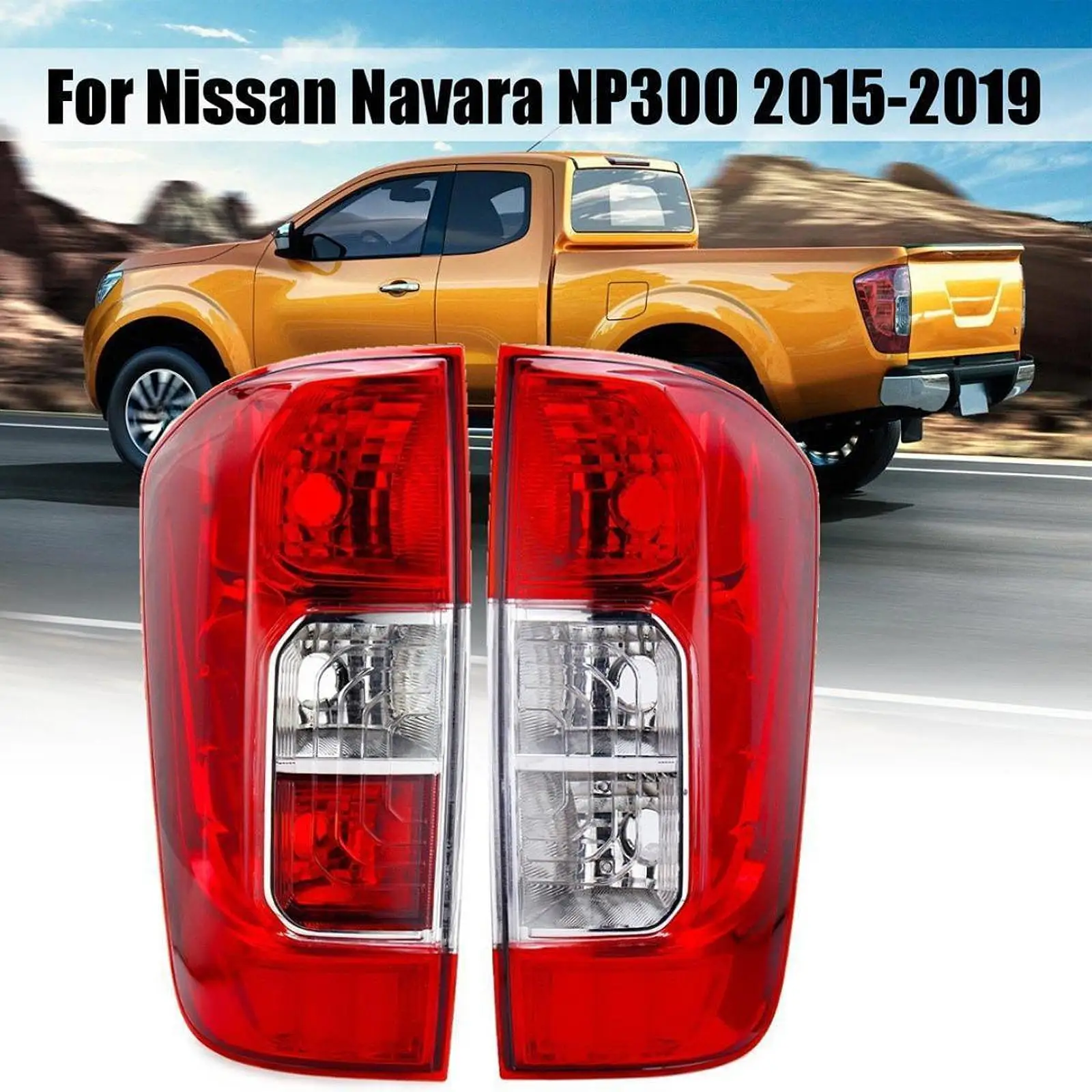 

Premium Rear Lamp Taillight PC Durability Direct Replacement for Nissan Navara NP300 D23 2015-20