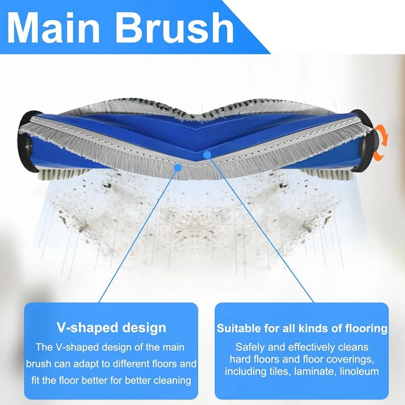 PROMOTION! For ECOVACS DEEBOT T30 PRO OMNI, T30 OMNI Robot Vacuum Cleaner Main Side Brush HEPA Filters Mop Cloth Dust Bags