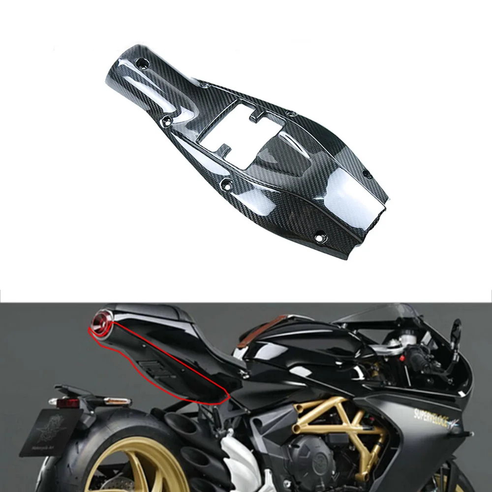 For MV Agusta Superveloce 800 2020 2021 2022 2023 2024 3K Dry Carbon Fiber Underseat Cover Motorcycle Accessories Fairings Kit