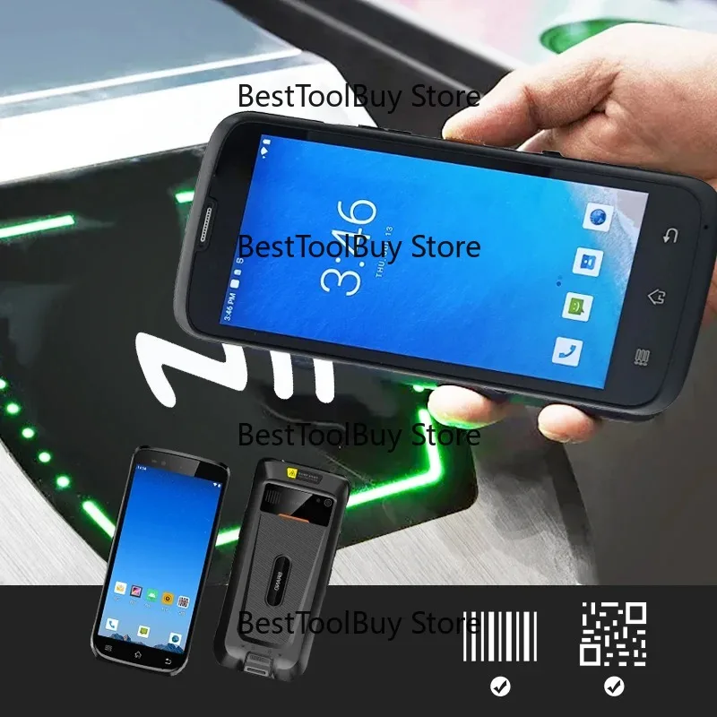 Rugged Terminal 2D Barcode Scanner High Quality 5.5 Inch Mobile Industrial For Bluetooth