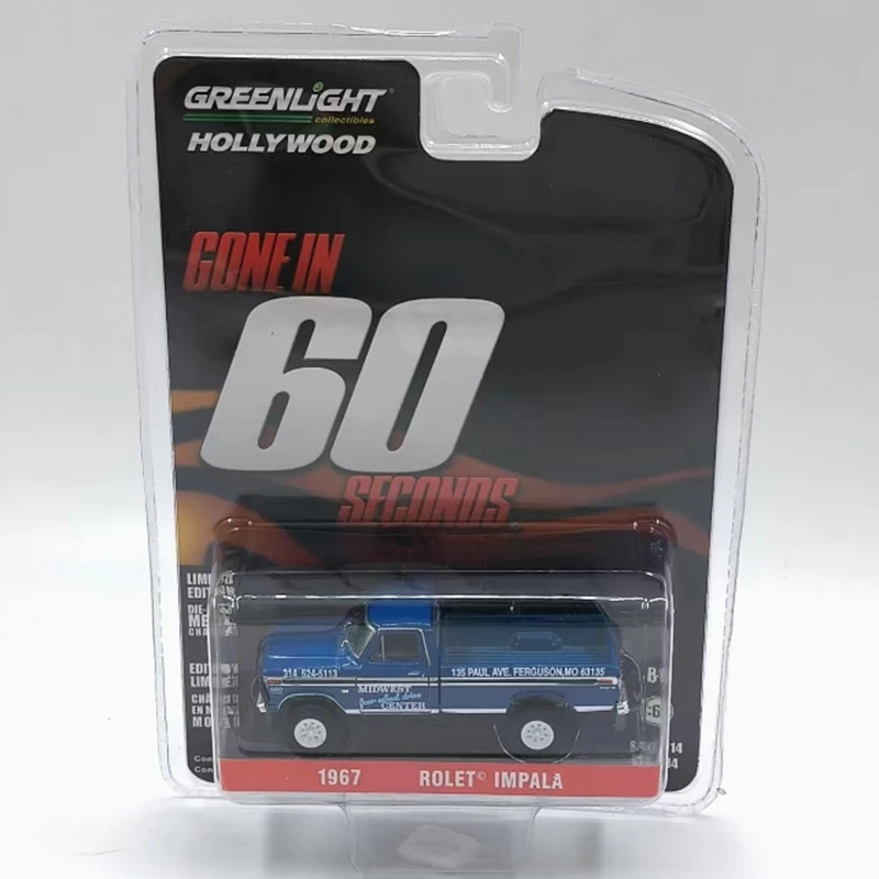 

Greenlight 1:64 Scale 1967 Impala Alloy Simulation Metal Car Model Static Collection Decorated Holiday Toy Souvenir Gift