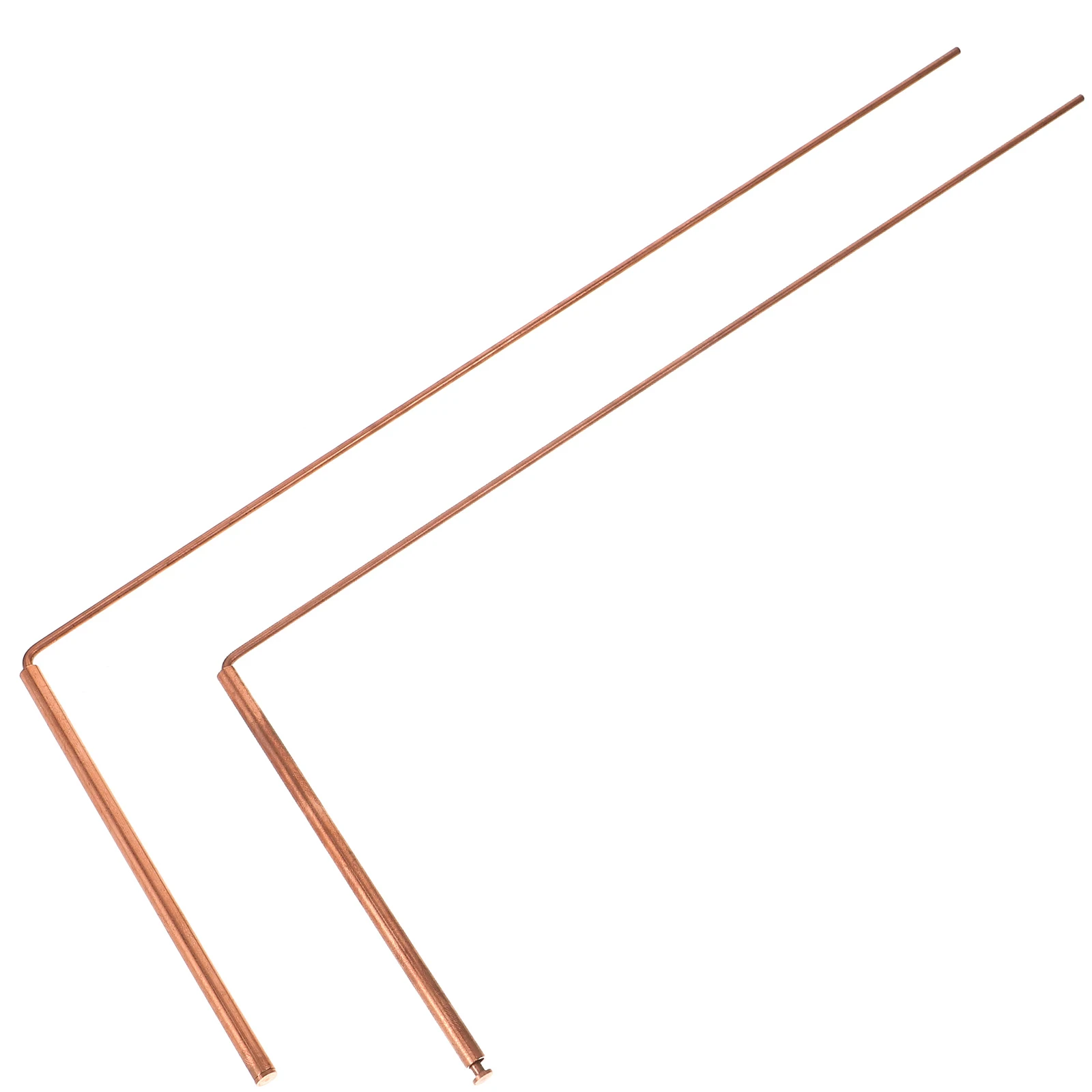 

2 Pcs Prospecting Dowsing Rods Brass Underground Water Metal Divining Tool Flexible Measuring Rods Outdoor Treasure