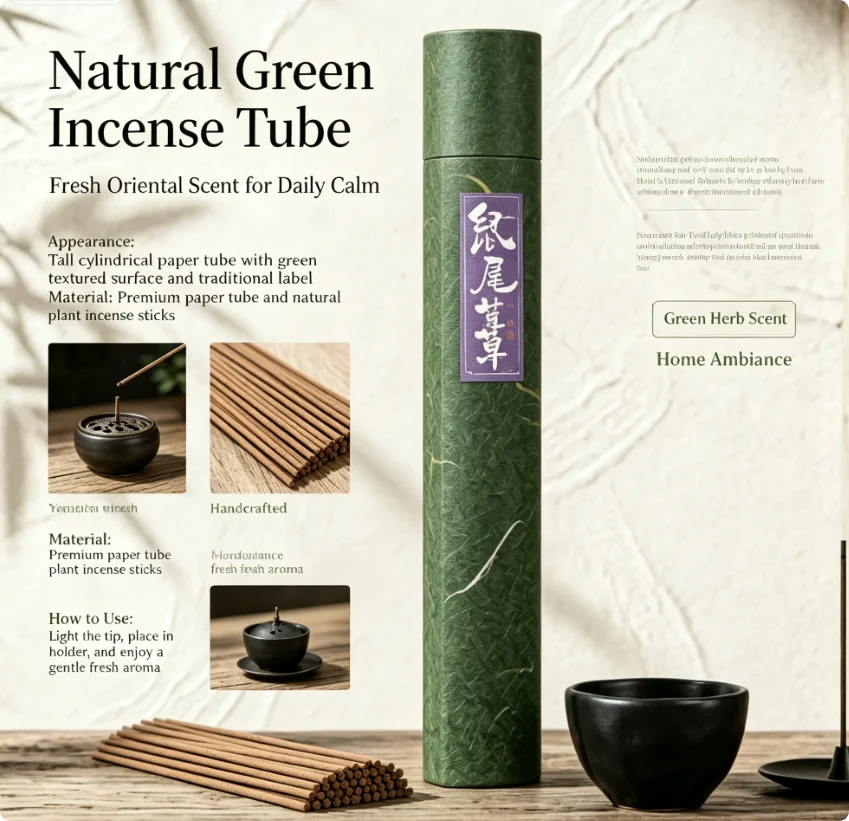 Natural Pure Sandalwood Incense Authentic Aromatherapy Sticks Calm Stress Help Sleep  Scent Perfect Indoor Present