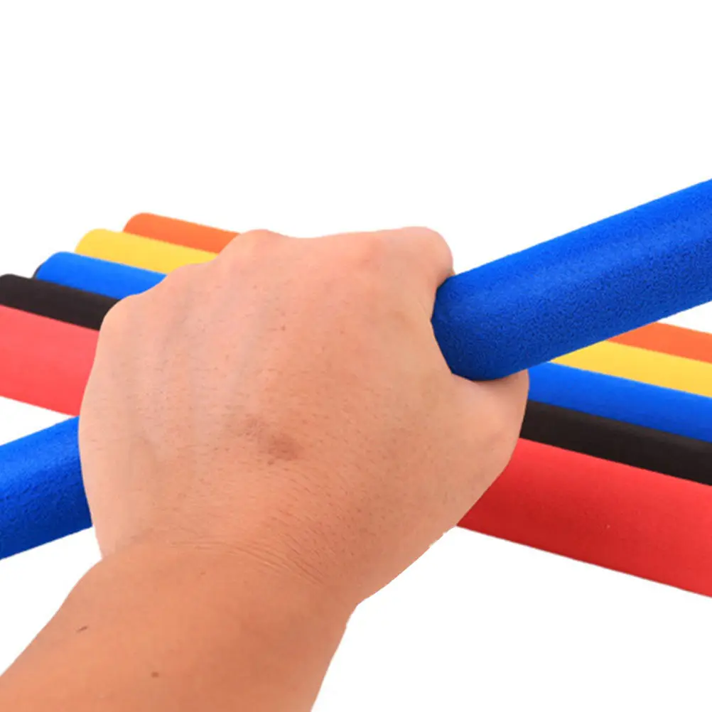 5Pcs Anti-Skid Sponge Relay Baton Wear-Resistant Competition Sticks Track Field Training Outdoor Relay Race Supply