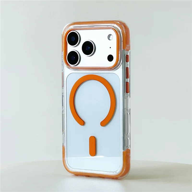 Picture 4: Original Airbag Anti-drop Clear Magnetic Suction Case For iPhone 17Pro 16 16Pro 17Pro Max for Magsafe Wireless Charging Cover
