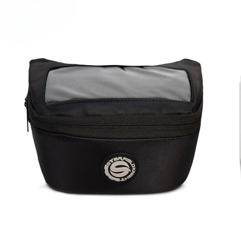 

Motorcycle Handlebar Bag Waterproof Lightweight Portable Outdoor Sports Navigation Pouch for Electric Motorcycle Scooter Riding