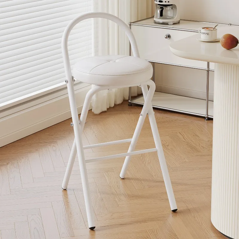 

Wishbone Modern Bar Stools Metal Leather With Back Minimalist White Bar Chairs Ergonomic Soft Chaise De Bar Trendy Furniture
