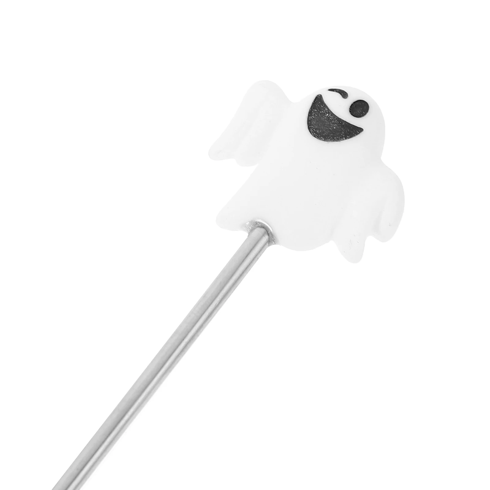 

Gothic Kitchenware Ghost Fork Spoon Set Dessert Halloween Forks and Spoons Silver Resin