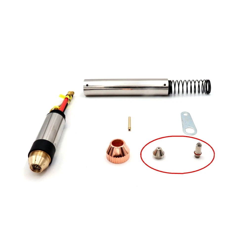 Eletrodo FY-XF300H FY-XF300 FY300 300100   & Bico (1,3/1,5/1,7/1,9/2,1/2,5 mm) 20 PCS Máquina de corte de plasma reta