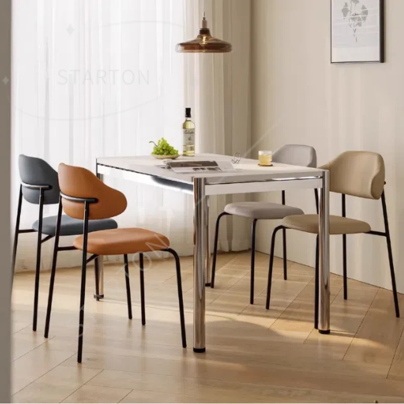Luxury Dining Chairs Convenience Store Lightweight Comfortable Patio Outdoor Set Cheerful Designer Kitchen Ergonomic Furniture