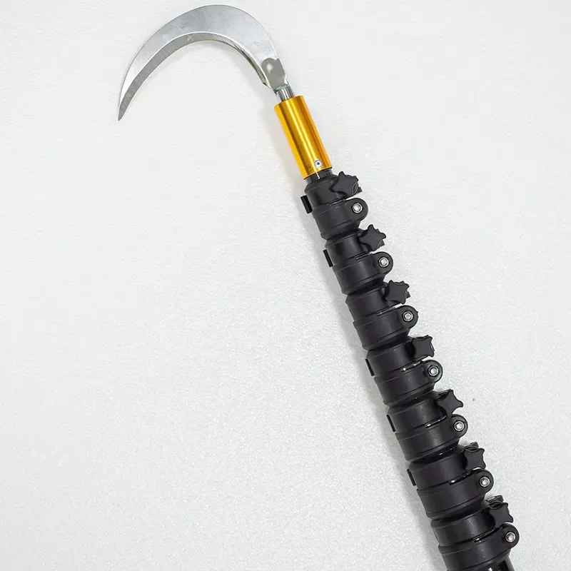60ft Carbon Fiber Telescopic Areca Nut Harvesting Pole Palm Oil Harvester Fruit Picker With Double System
