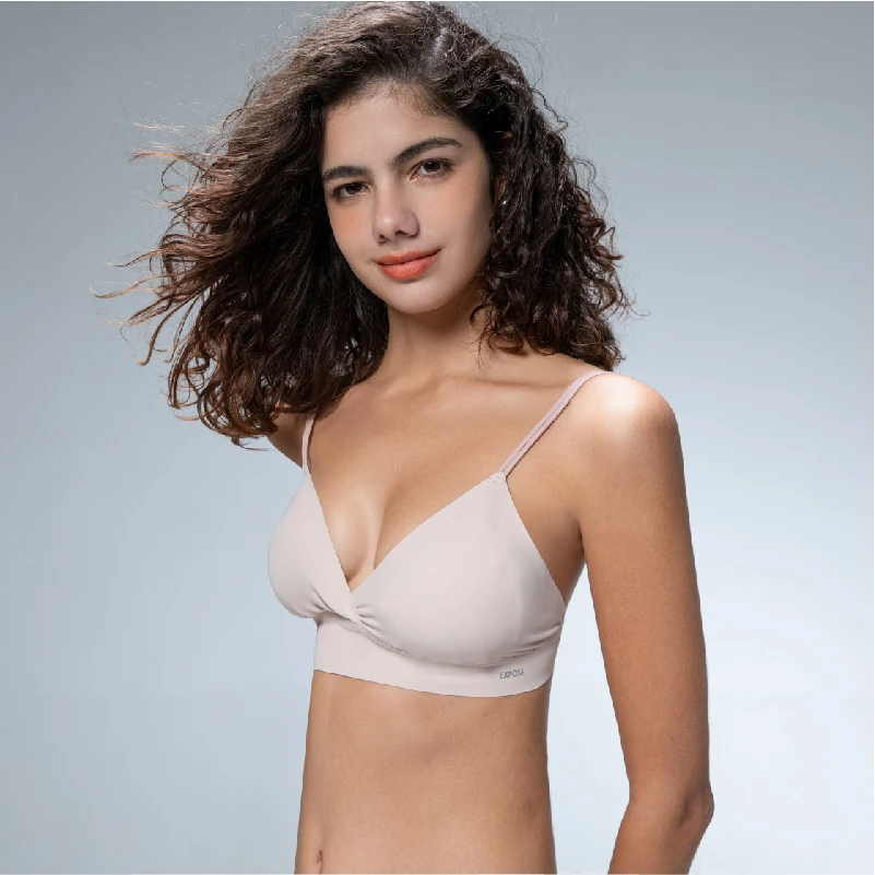 

Women's Bra Wirefree Intimates Sexy Deep V Lingerie Seamless Push Up Bras Brassiere Very Hot Lingerie Underwear