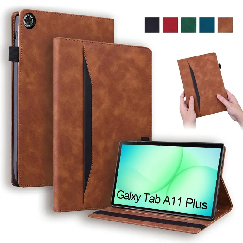 

Shockproof PU Leather Tablet Case for Samsung Galaxy Tab A11 Plus SM-X230 X235 11 inch Tab A11 SM-X130 X135 8.7 inch