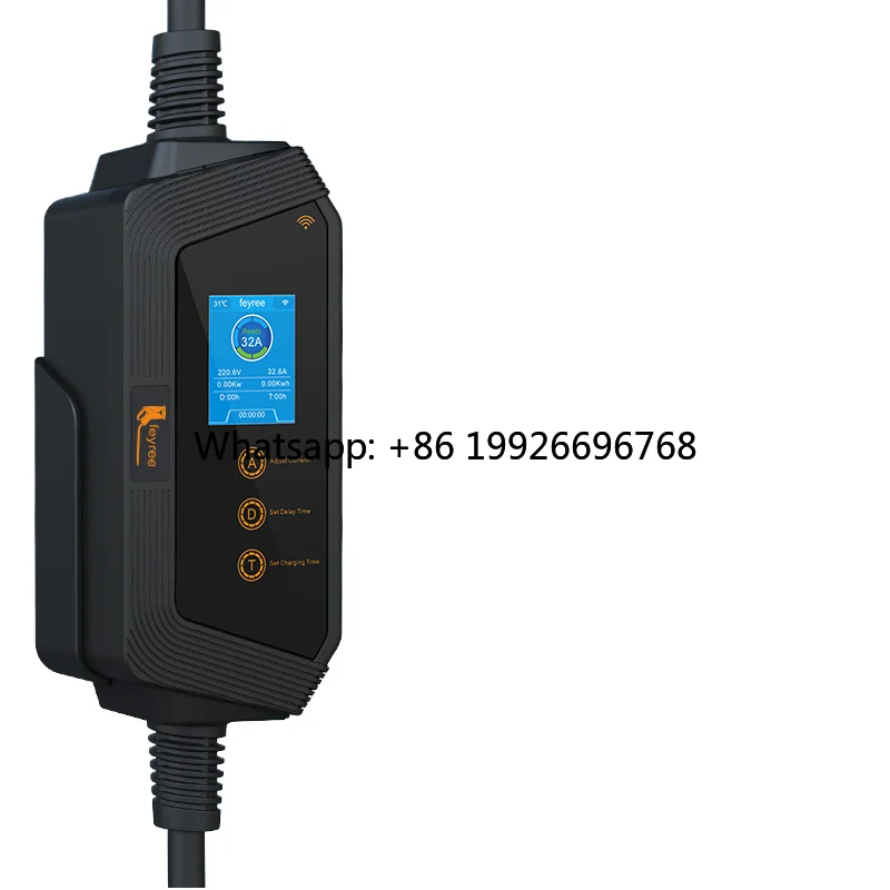

Зарядная станция для электромобилей Feyree 40A NACS Standard, настенная, 22 кВт, для дома, новая