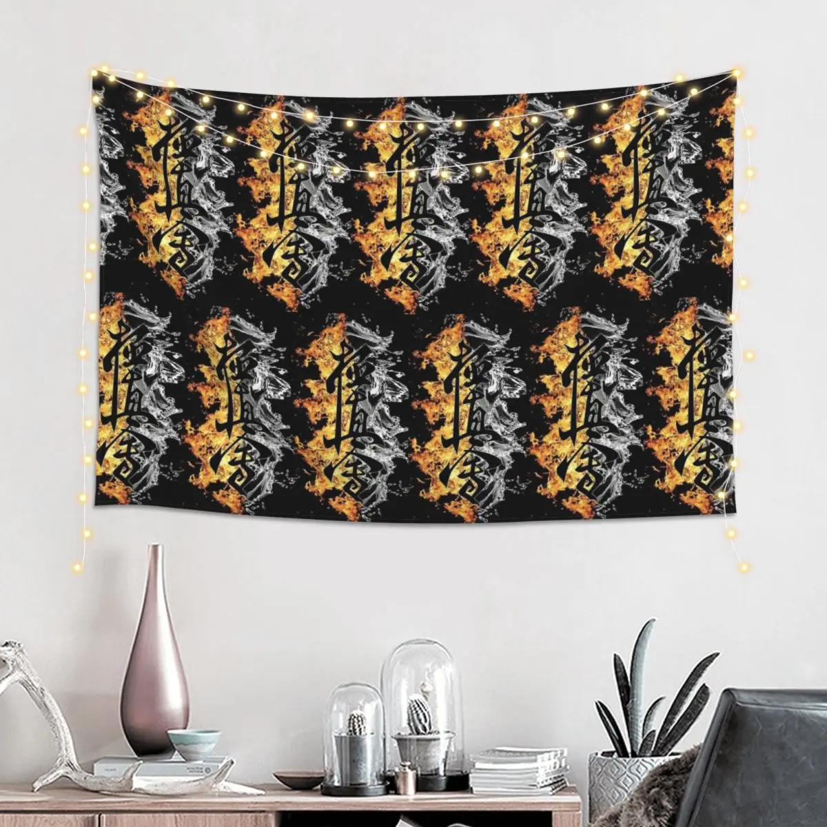 Kyokushin Karate Bushido Values Tapestry Funny Wall Hanging Aesthetic Home Decor Tapestries for Living Room Bedroom Dorm Room
