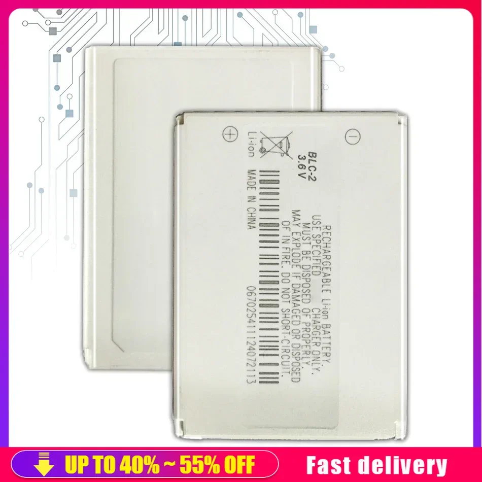 BLC-2 BLC 2 BLC2 Battery For Nokia 3310 3330 3410 3510 5510 3530 3335 3686 3685 3589 3315 3350 3510  Mobile Phone Batteries