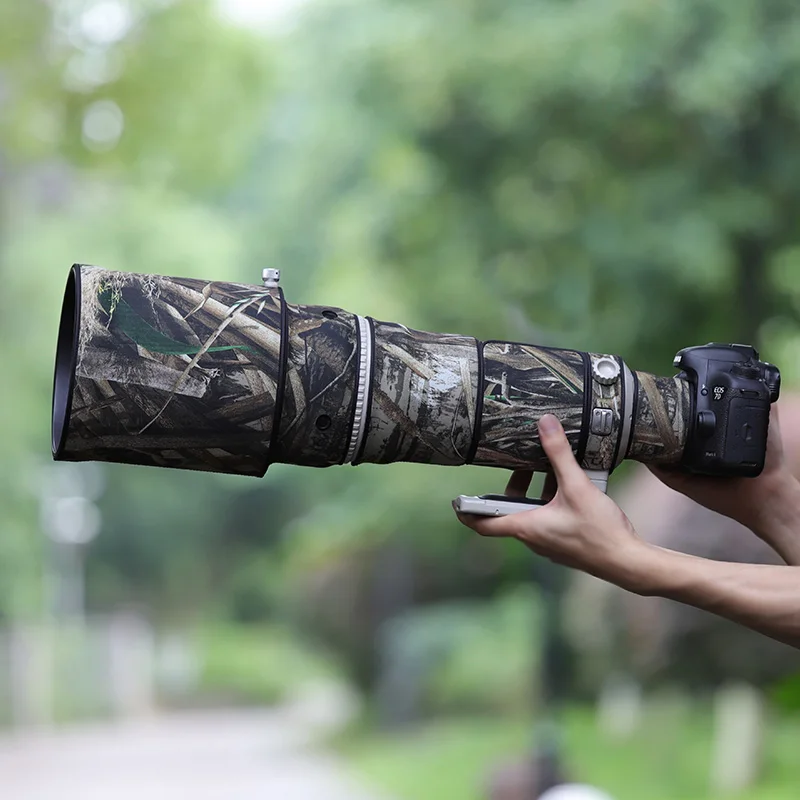 CHASING BIRDS camouflage lens coat for CANON EF 500mm L IS USM waterproof and rainproof elasticity lens protective cover