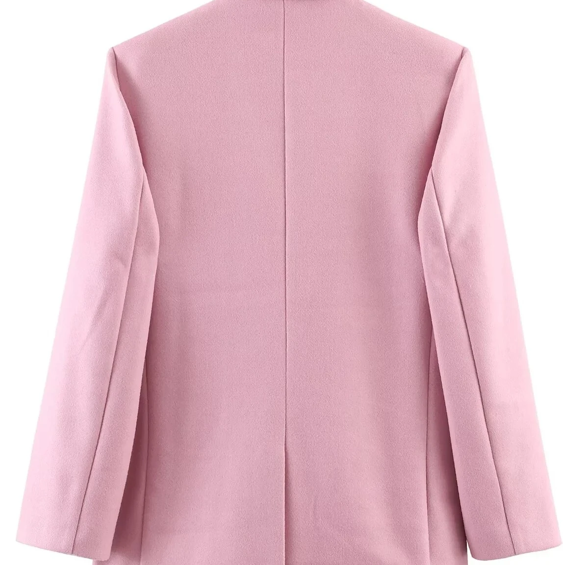 Nueva chaqueta de traje de viaje holgada de manga larga con solapa elegante Simple a la moda informal para mujer