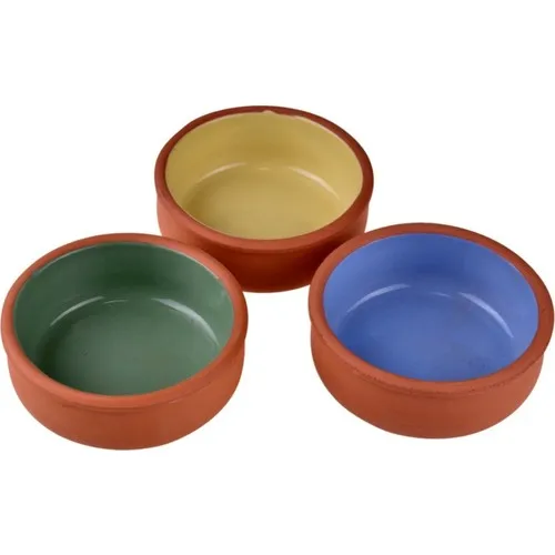 Taşev Zerde - 3'lü Rice Pudding Bowl Colorful T0974