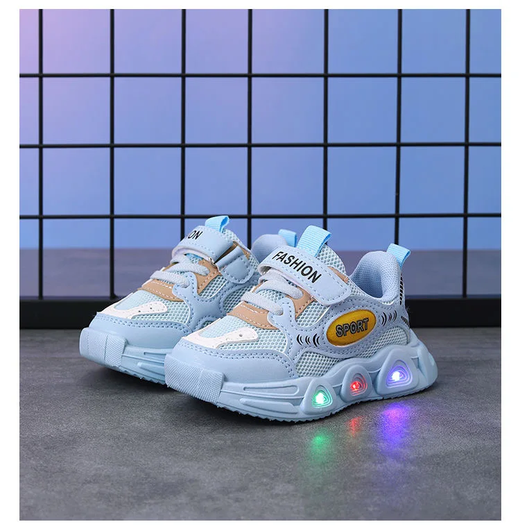 sneakers for autumn sneakers with lights children light shoes kids comfortable shoes for children original brand sneakers Flat