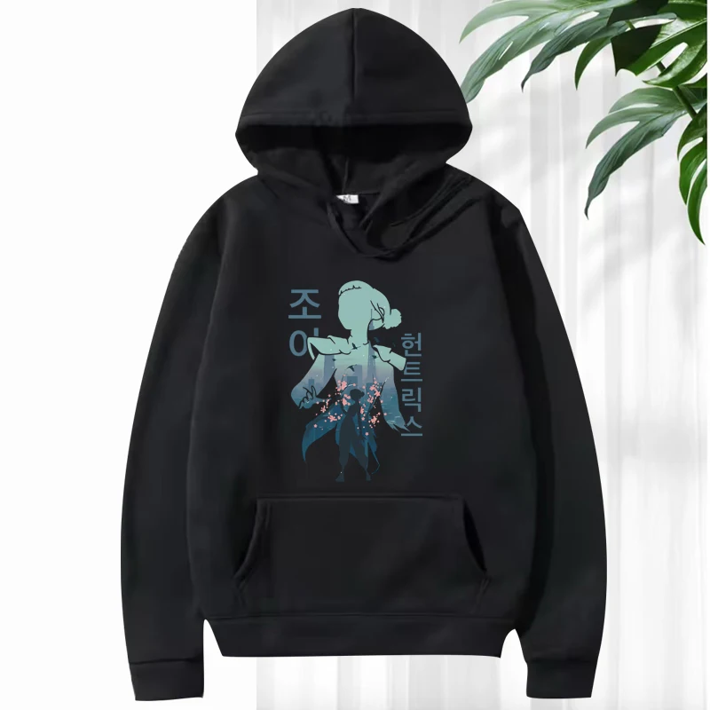 

Demon Hunter Zoey HUNTR/X fashion hoodie 2025 men women vintage Long sleeve streetwear print Graphics oversized hoodie unisex