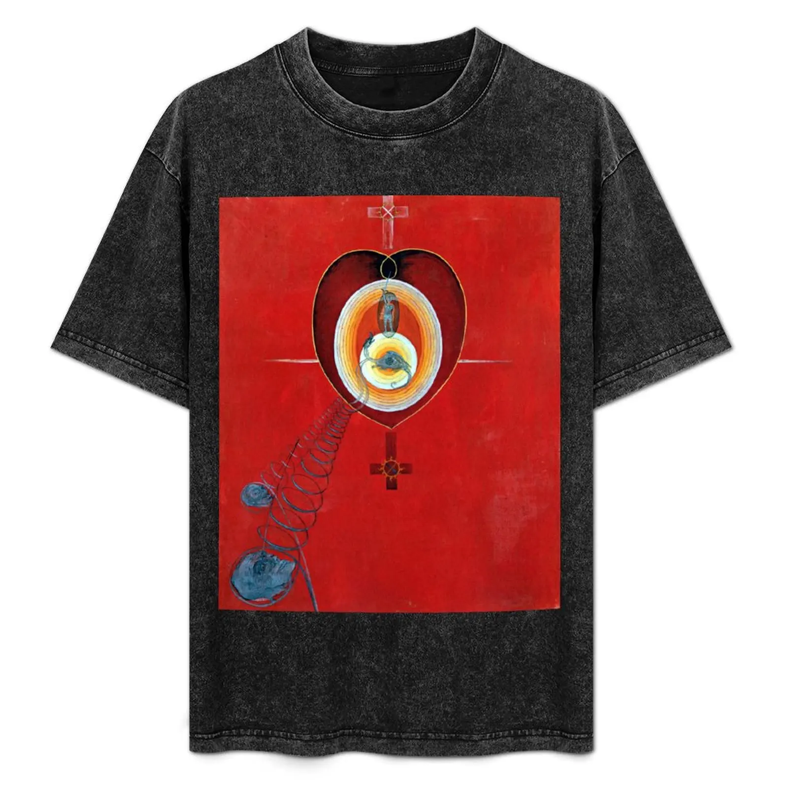 

Hilma af Klint The Dove No 8 Group IX 1915 T-Shirt Sports Casual Short Sleeve Cotton Tee
