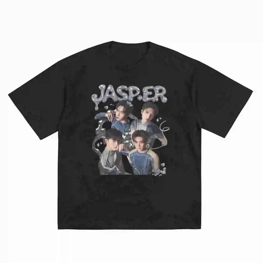 Jasper Inspired GMMTV Joong Aou Santa Pond Short Sleeve Tee 100% Cotton T-Shirt
