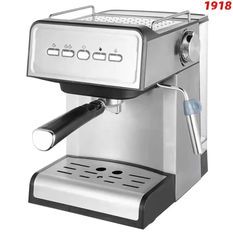 

European 15bar Extraction Espresso Machine, Household Pumped Steam Milk Foaming Semi-Automatic Espresso Machine