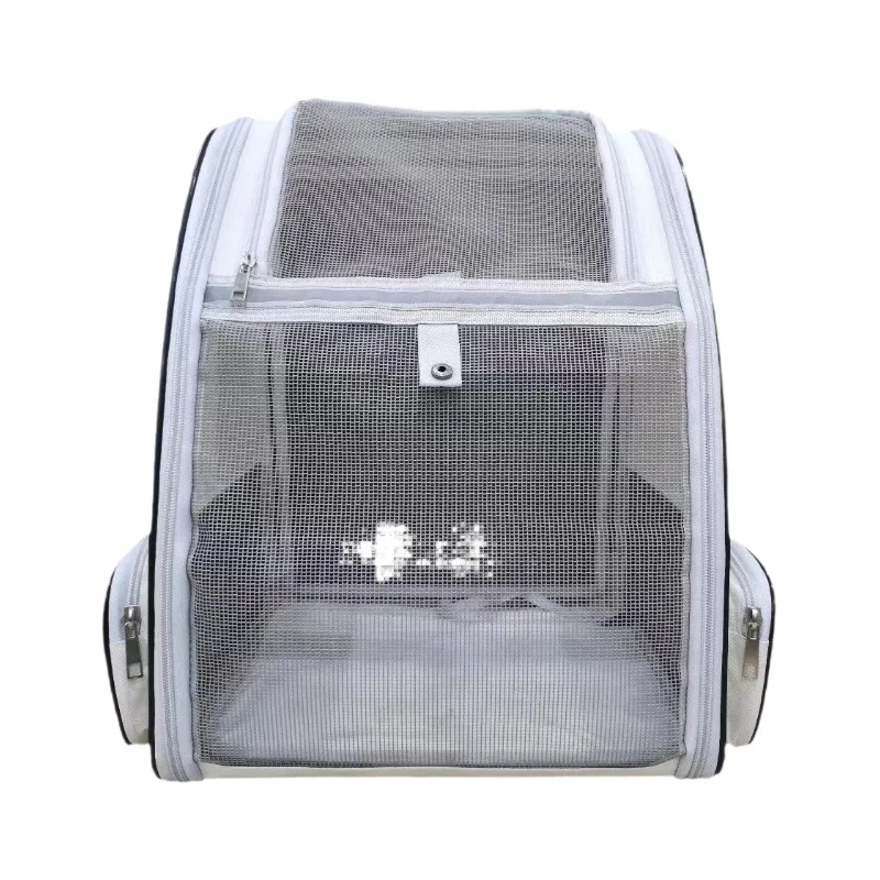 Mochila transportadora para gatos transpirable y plegable portátil - imagen 2
