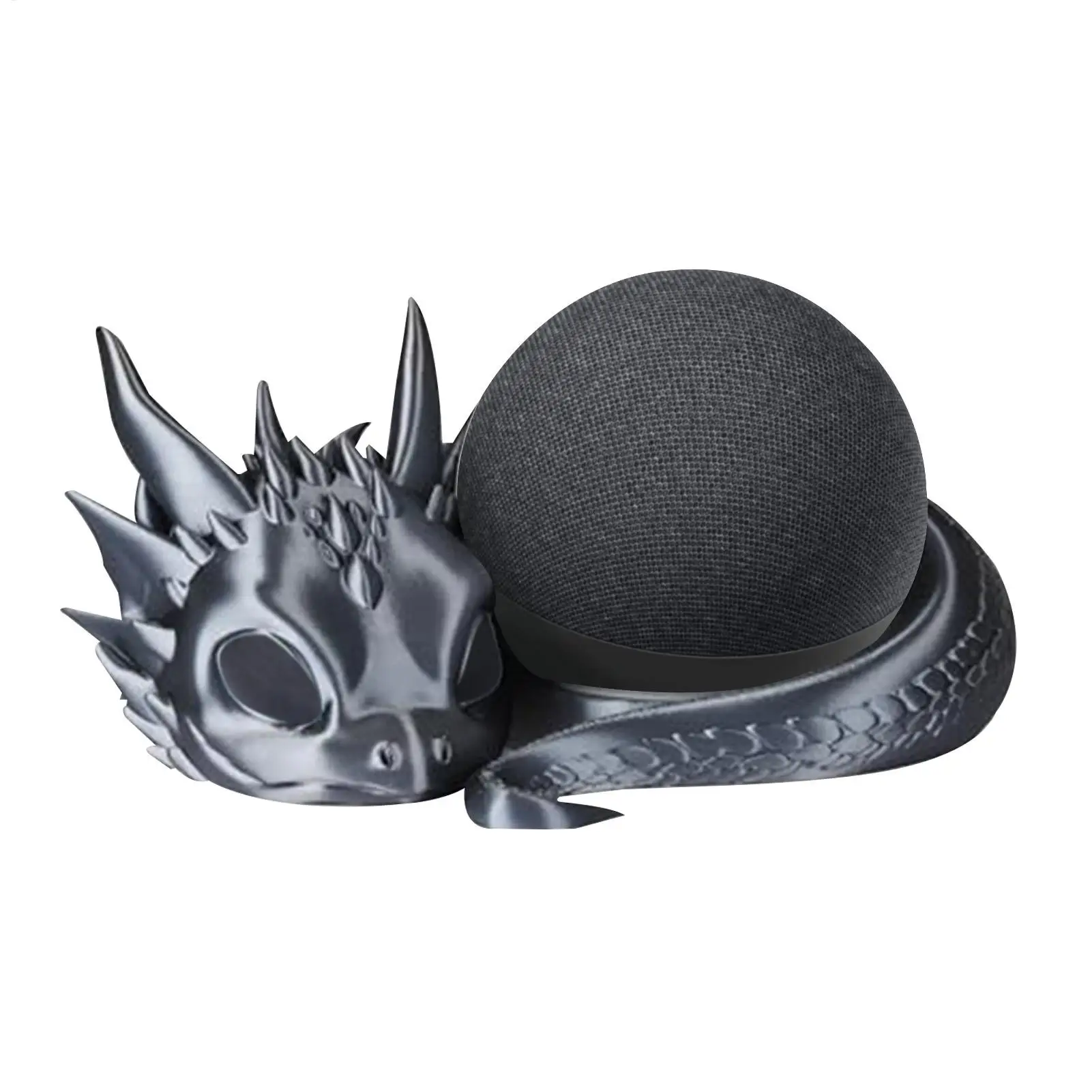 Red/Black Dragon Shaped Speaker Holder Bracket Exquisite Desktop Decoration 3D Printing Smart Speaker Stand For Bedside Table