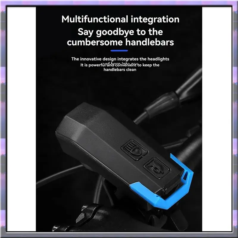 Hot Sale Bicycle Lights USB Charging Horn Lights Night Riding Lighting Mountain Bike Headlights Cycling Equipment