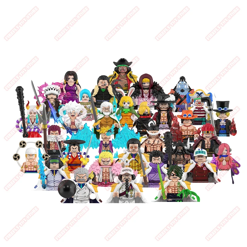 

One Piece Animation Peripheral Toys Jinbe Vivi Marco Mihawk Kaidou Yamato Law Small Doll Anime Action Model Figures Collection