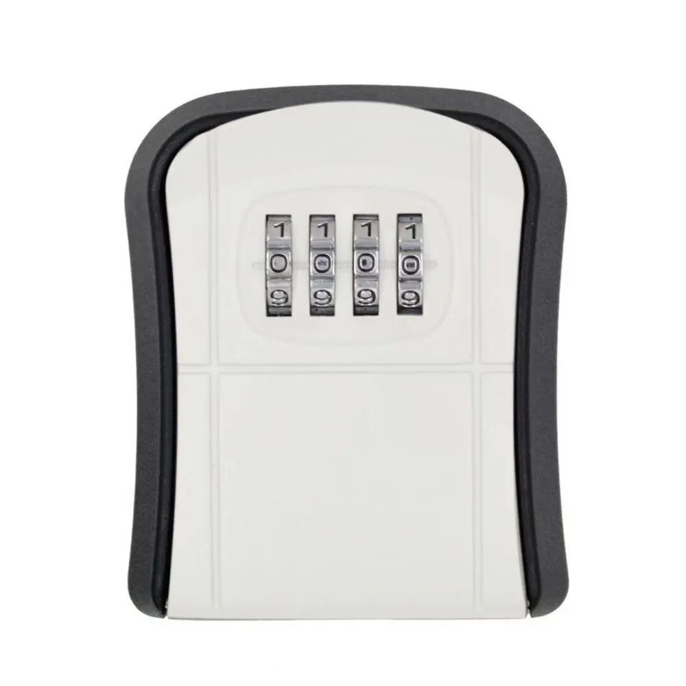 Password Key Box Metal alloy Decoration Key Code Box Key Storage Lock Box Wall Mounted Password Box Outdoor Key Safe Lock Box