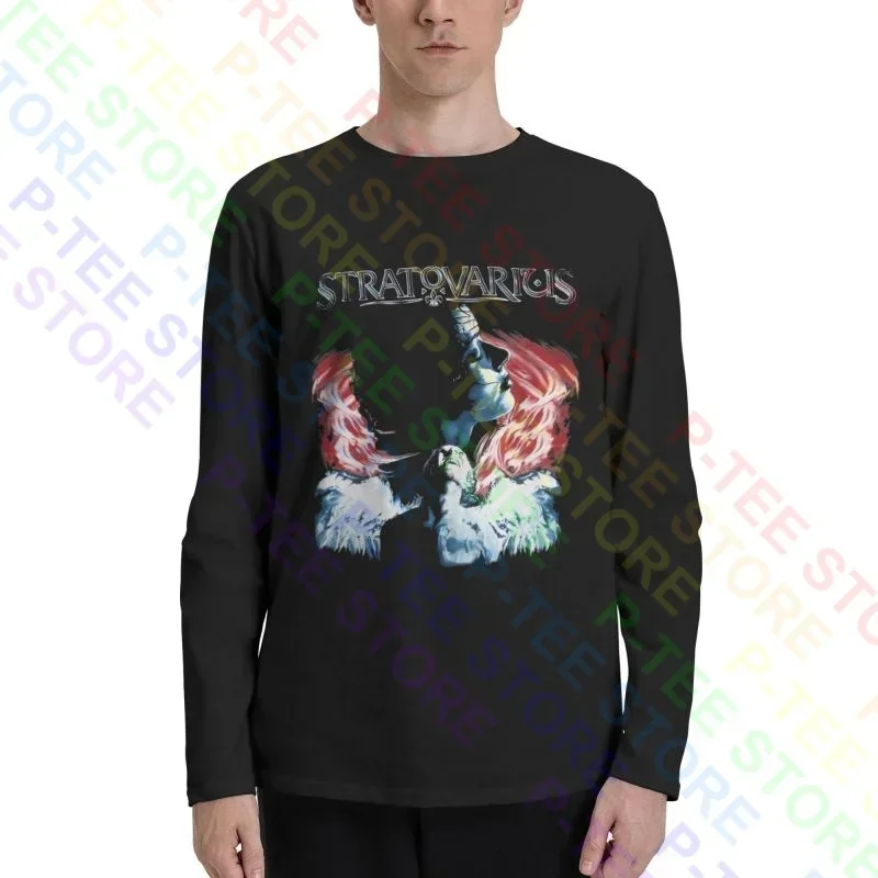 90S Stratovarius. Album Desting 1998 Year Helloween Hammerfall Long Sleeve T-Shirts T-shirt Tee Gift Harajuku