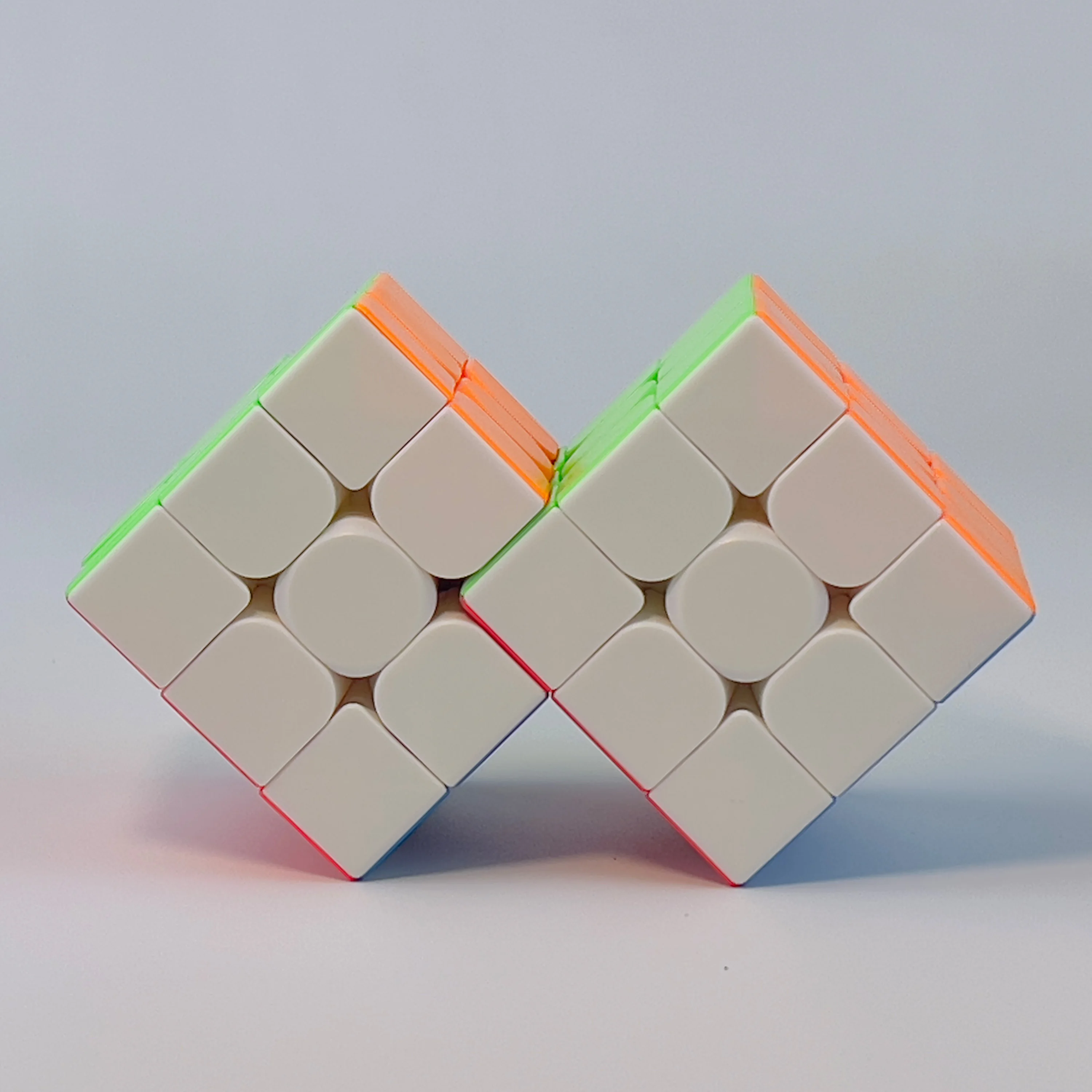 [Picube] 3x3 結合キューブ ブラック 限定回転 ステッカーレス 3x3x3 MoYu QiYi MeiLong YJ Speed GAN パズル Twisty Brain Teaser