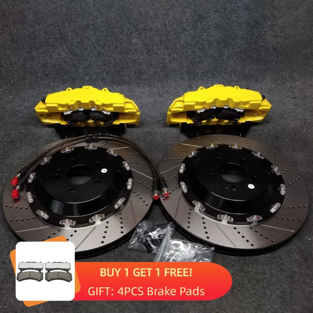 

Upgrade Yellow GT8 Big Brake Caliper with Floating Screw 405*34mm Brake Disc Kits for Mercedes-Benz S63