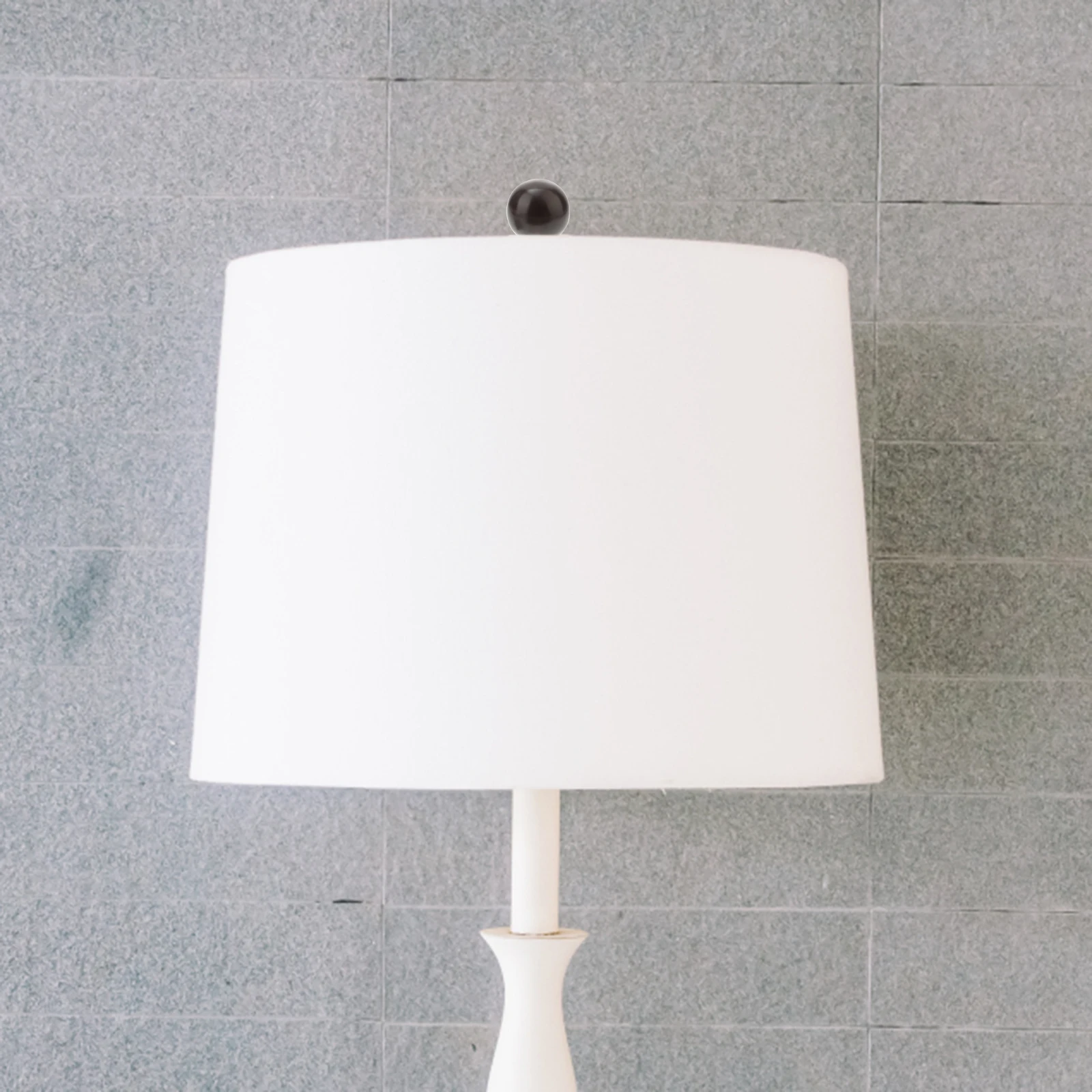 

2 pcs Iron Ball Shape Knob Table Lamp Caps Holder Sturdy Decorative Lampshade Replacement For Bedroom Living Room Corridor Study