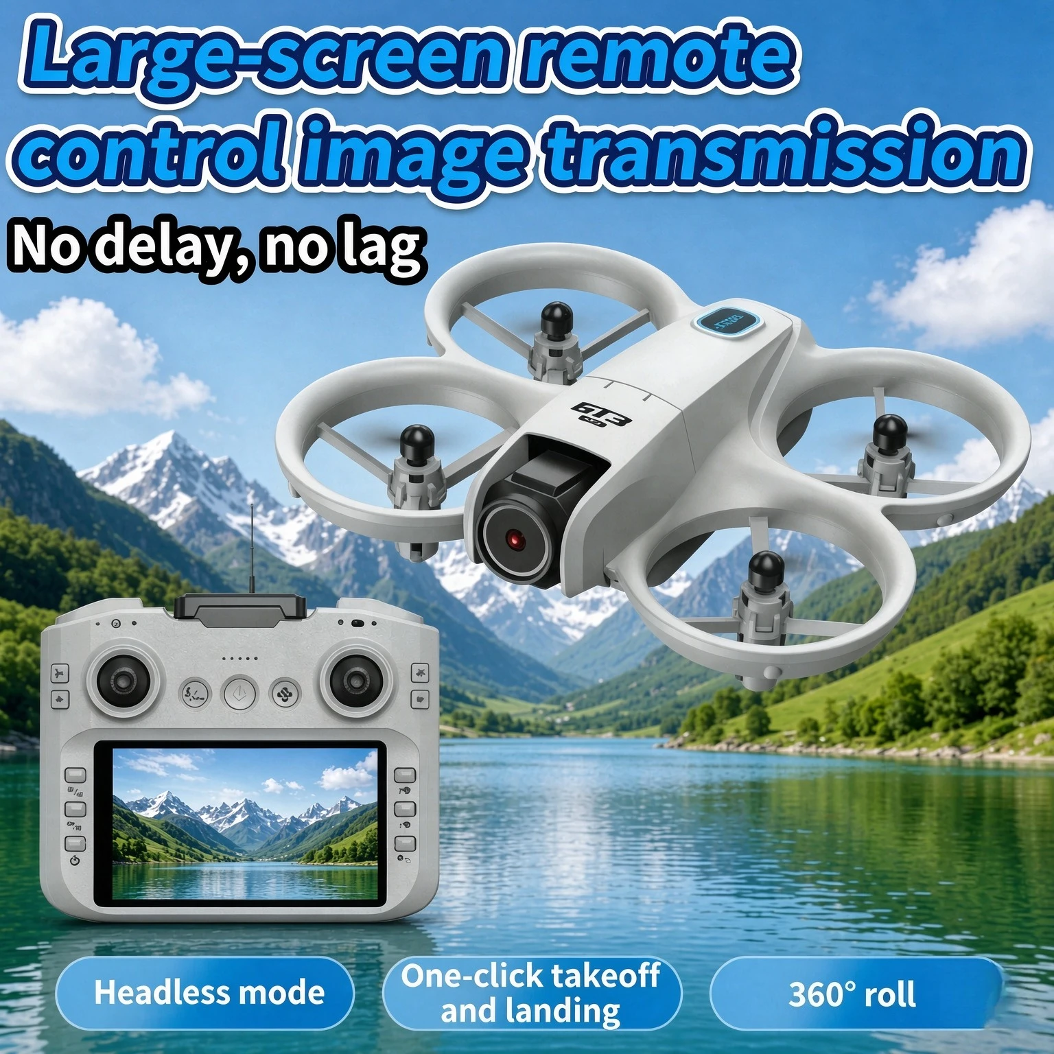 Original GT3 GPS Foldable Drone Large Screen Remote 5G WiFi FPV Dual Camera Optical Flow Obstacle Avoidance RC Quadcopter
