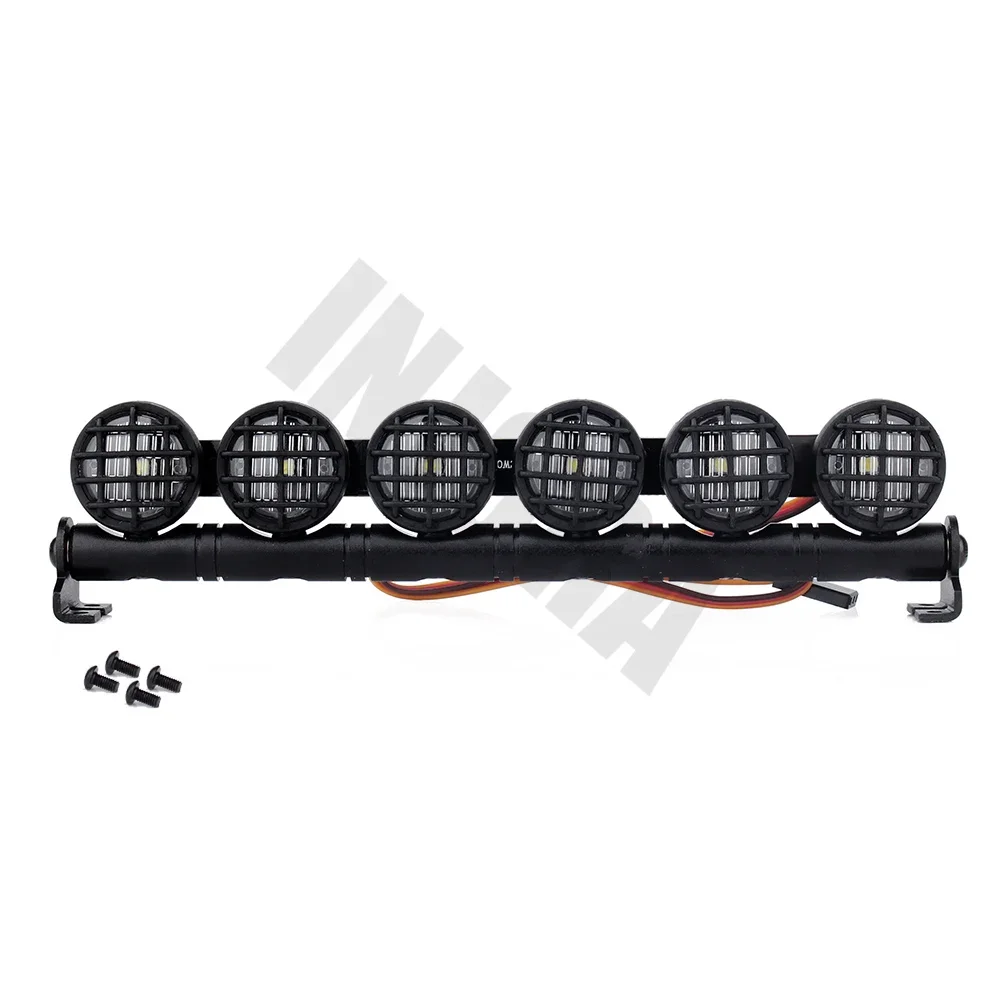 INJORA 152MM Multi-function LED Light Bar for 1/10 RC Crawler Car Axial SCX10 90046 TRX-4 Upgrade