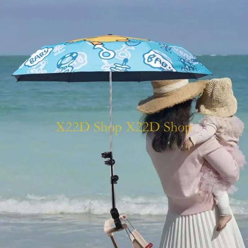 X22D Pliable Sun security Bracket For Transport Chairs With Complete Turn And Secure Fastening System