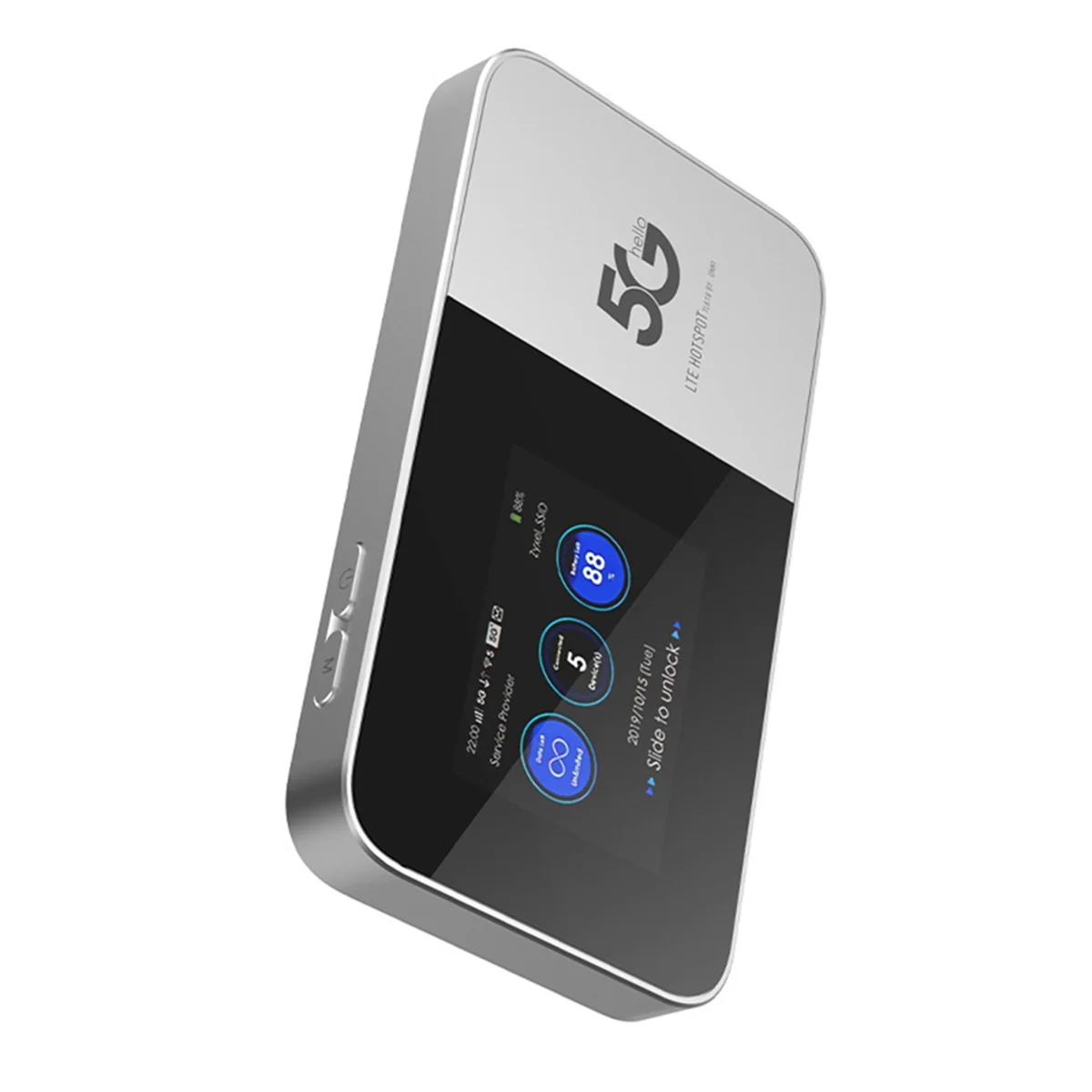 ABKM M2B 5G MiFi Wireless Mini Tragbarer Breitband-Router Reise Wi-Fi Mobiler Hotspot 5G Modem Sim-Karte WiFi-Router 5Ghz WiFi6