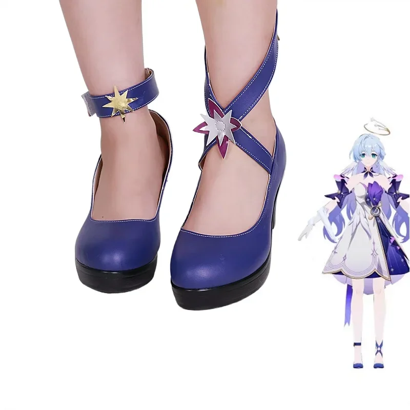 

FC6Robin Cosplay Shoes Game Honkai Star Rail Robin Cosplay Shoes Anime Halloween Shoes for Women Girls@FC8！