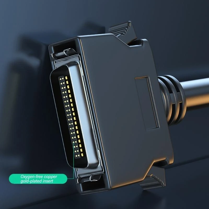 SCSI CN14/20/26/30/50 MDR Kabel jantan ke pria untuk array penyimpanan data dan penggunaan industri 1,5m