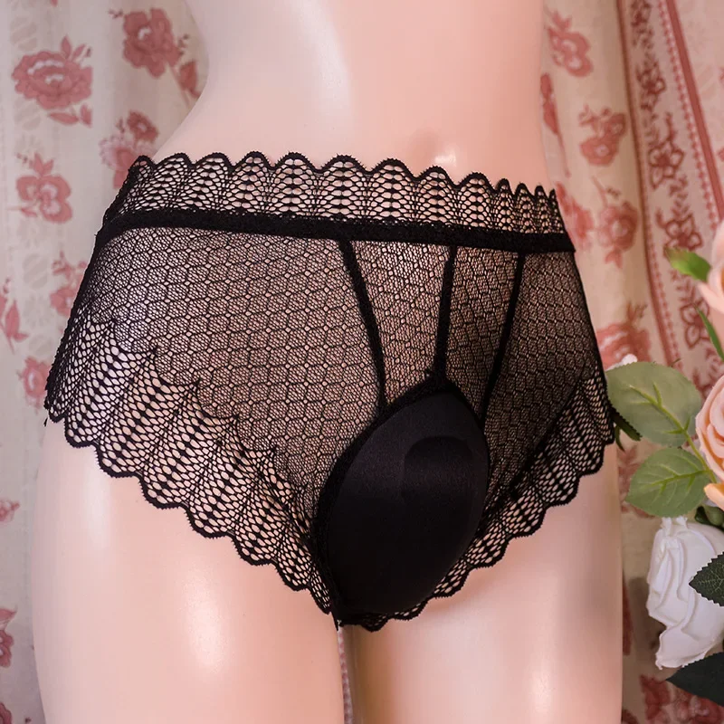 

Men Space Capsule Pouch Panties Stereoscopic Cup Underwear Man Hiding Gaff Briefs Breathable Camel Toe Underpants Transgender